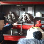 В гостях у Жирновской пожарно - спасательной части
