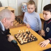 Товарищеская  встреча  шахматистов