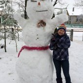 Снеговик 2016. Снеговик- гигант