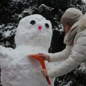 Снеговик - 2016. Снежное  со-творение!
